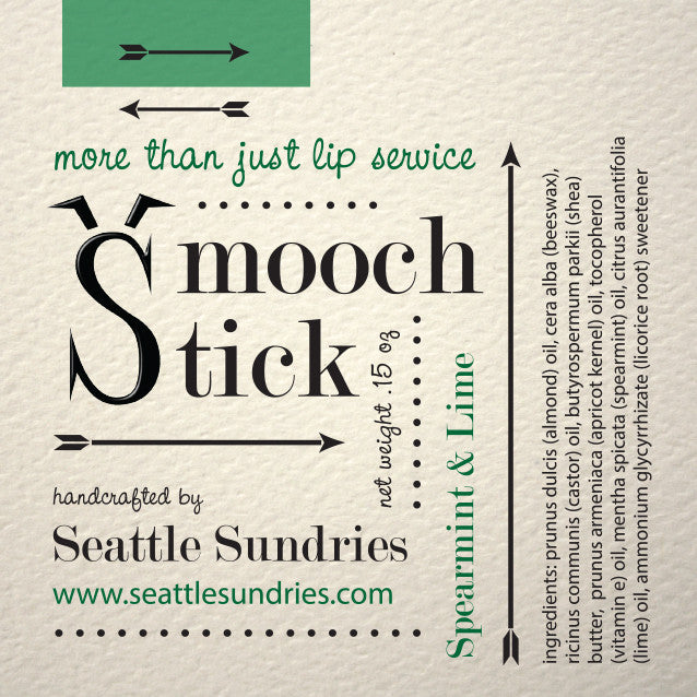 Spearmint &amp; Lime Smooch Stick - Seattle Sundries - Gift Set 